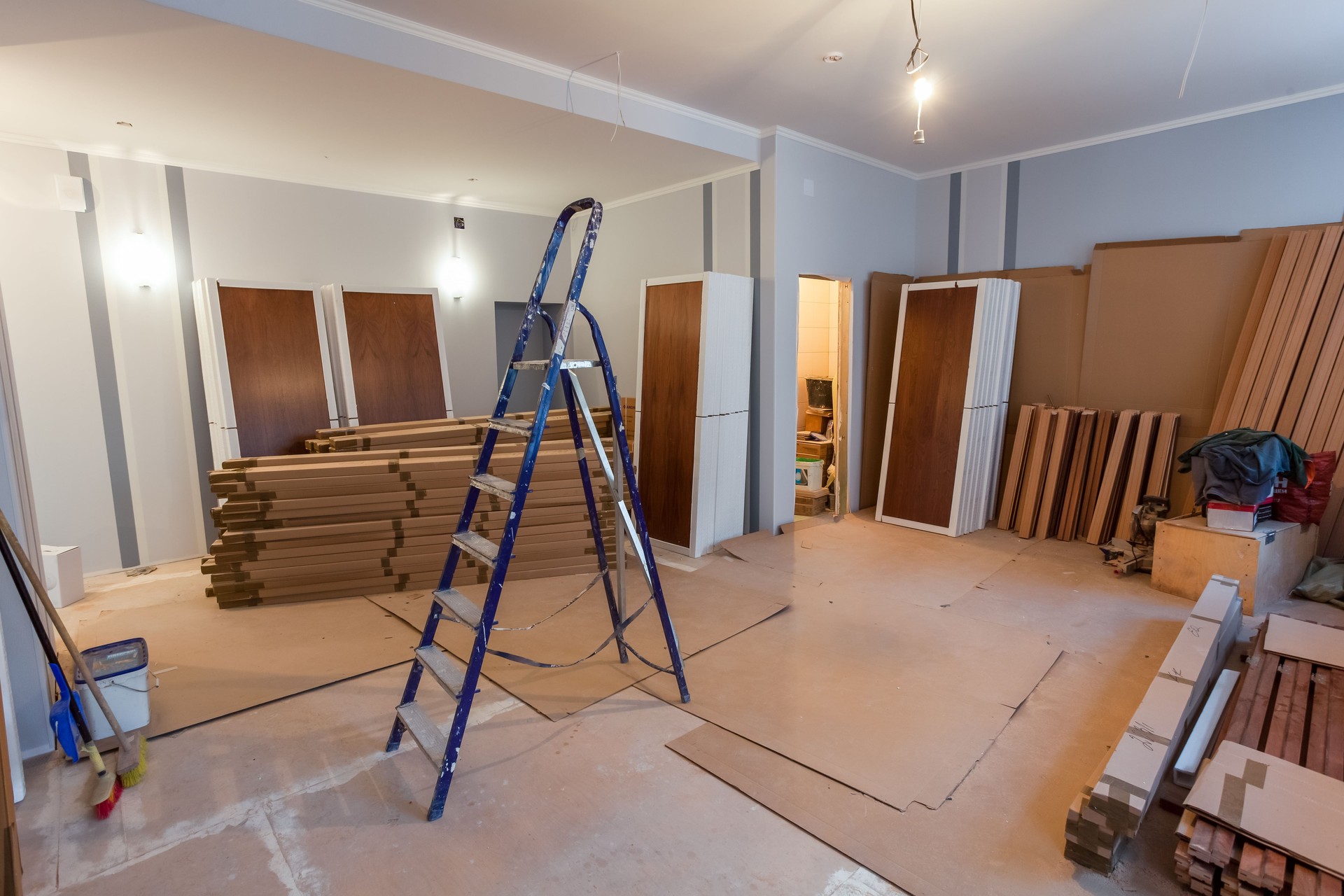 Innenansicht Wohnung während auf die Renovierung und Bau